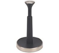 Joseph Joseph Push & Tear Porte-Rouleau de Cuisine sur Pied, Détache de Papier Facile (Hauteur maximale du Rouleau de Cuisine de 24 cm), Gris Foncé