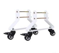 Support Roulettes pour radiateur Électrique 2 Acier Base Mobile 360° pour Chauffage Céramique Infrarouge Convecteur