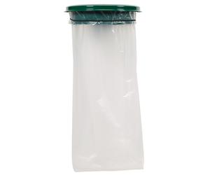 Support sac mural avec couvercle 110 L vert mousse Collecmur Essentiele ROSSIGNOL 57953