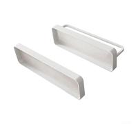Support Salle de Bain 40cm Rustproof Double Couche | Installation perçage, fort, préserve les murs, pour idéal location, kit inclus