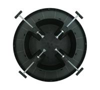 Support Sapin de Noël Socle de Base pour Arbre de Noël Support Résistant Réservoir à Eau Système de Serrage Structure Renforcée Approprié pour Bureau, L
