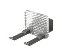 Support Sèche-Cheveux Mural Acier Perçage Support Sèche-Cheveux | Acier inoxydable et pour aluminium aérospatial, fini élégant, résistant humidité, anti-oxydation durable