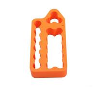 Support Soudure Pointe 21700 8 Fentes Double Rangée(4-in-1 orange 21700) | Rainures internes précises, maintien stable 21700, soudure exacte, fini pour professionnel, pour idéal bricoleurs