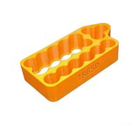 Support Soudure Pointe 21700 8 Fentes Double Rangée(4-in-1 orange) | Rainures internes précises, maintien stable 21700, soudure exacte, fini pour professionnel, pour idéal bricoleurs