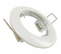 Support Spot GU10 LED Rond BLANC - SILAMP