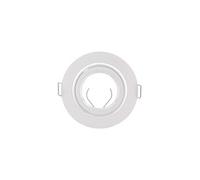 Support Spot LED Orientable Rond D93 Blanc
