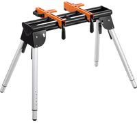 Support SucceBuy pour scie à onglet,capacité de charge de 150 kg,acier,support pliable avec pinces de fixation monobloc,hauteur réglable de 74,5 à 82,5 cm,compact et pliable pour scie à onglet