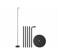 Support sur pied modulable jusqu'à 150 cm pour lampe magnétique - coloris noir