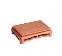 Support sur Pied Stand de Plante Sculpture en Bois d'intérieur Crafts d'ornement Palissandre Corps Fleur Pierre rectangulaire Buddha Statue Porte-Usine