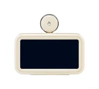 Support Téléphone Douche Étanche IPX8 avec Ventouse - Boîtier Anti-Buée 360° pour Écran Tactile, pour idéal Piscine et Salle de Bains, 20x12cm(white)