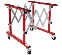 Support télescopique, capacité de charge 100 kg, 1 pièce, pliable, en acier