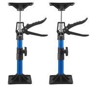 Support télescopique pour plafond - Tige de tension - Lot de 2 - Réglage à une main - Antidérapant - Rotation à 360° - Longueur : 30 à 59 cm - Couleur : bleu