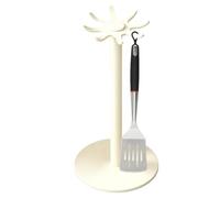Support Tournant Pour Ustensiles De Cuisine Support Rotatif 360° Pour | Support ustensiles cuisine sur plan de travail Pour Cuillère Écumoire Louche À Soupe Presse-Purée Fouet S Blanc
