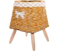 Support Trépied pour Pot de Fleurs en Bois et Plastique, Intérieur | Panier Tressé Décoratif, Stabilité Renforcée, Protège les Plantes des Animaux, Salon et Usage Domestique