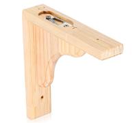 Support Triangulaire pour Étagère en Bois, Montage Mural, Robuste | Équerres pour Étagères Murales, Consoles en Bois, Usage la Cuisine, Bibliothèque, Comptoir