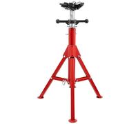 Support tubulaire Vevor Tête en V avec tête de transfert à 4 billes 1500lbs Pieds pliables 71-131cm
