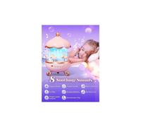 Support TV CDQ Veilleuse Bébé Projecteur Ciel Étoilé, 8 Veilleuses Musicales et Lumineuses, Veilleuse Bébé Rotation