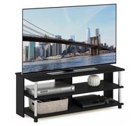 Support TV Furinno Sully, 3 niveaux, pour téléviseurs jusqu'à 48 pouces, modèle Americano, dimensions : 104,4 cm (largeur) x 40,1 cm