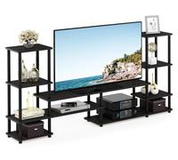 Support TV Furinno Turn-N-Tube, pour téléviseurs jusqu'à 48 pouces, couleur espresso