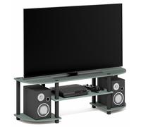 Support TV Furinno Turn-S-Tube, pour téléviseurs jusqu'à 55 pouces, couleur vert sauge