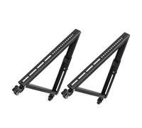 Support TV Mobile avec Roues verrouillables, trépied réglable en Hauteur, Support Stable pour téléviseurs, Facile à déplacer - Parfait pour la Maison, la Chambre Le Bureau.