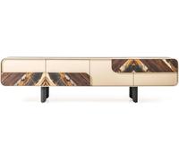 Support TV RTV Lowboard Sideboard Bois Beige Séjour Meubles