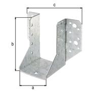 Support U ailes extérieur galva zinguée sendzimir 60x100