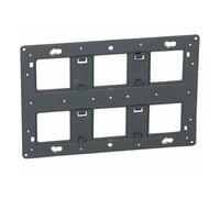 Support universel BATIBOX à vis 2 x 3 / 2 x 6 postes pour Mosaic, Céliane ou Soliroc 08 modules - - 419592