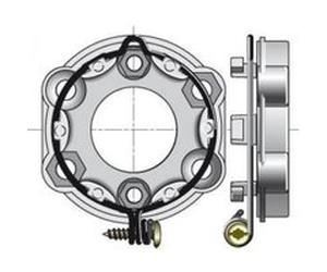 Support Universel D50/60 Somfy - Pour volet roulant G