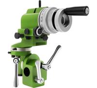 Support universel pour affûteuse - Support pour affûteuse U2 - Fonte - Réglage de précision avec boutons et graduations - Usinage des métaux - Vert