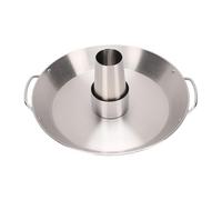Support Universel pour Canette de Bière pour Barbecues en Plein Air, Pique-Nique, Camping, Rôtissoire à Poulet Amovible en Fonte en Acier Inoxydable de 13 Pouces, Chauffage Uniforme, Facile à