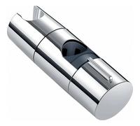 Support universel pour pommeau de douche, fixation réglable en ABS chromé de 19 à 25 mm, rotation à 45, argenté, pour salle de bain.