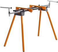 Support universel pour scie circulaire d'onglet Portamate PM?4000 – Pliable et portable, système de montage à serrage rapide, capacité de charge jusqu'à 225 kg, supports extensibles pour les pièces à