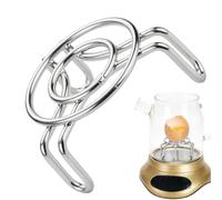 Support Vapeur Pour Casseroles - 6,1 x 6,1 cm Acier Inoxydable Qualité Alimentaire Mini Ustensile Cuisson - Support vapeur à œufs en métal | Pour Casserole Lait Œufs Légumes Viandes Desserts Cuisine R