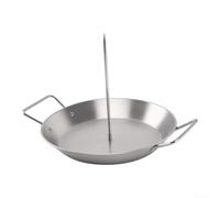 Support vertical pour brochettes de barbecue Al Pastor en acier inoxydable 304 avec 5 pics amovibles pour grille de four