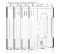 Support vertical pour carte d'identité, en plastique rigide