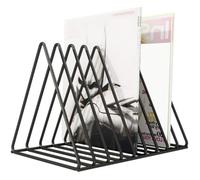 Support Vinyles Multifonctionnel-1, noir,27*19*18.5cm, Standard, Art Européen Rangement Vertical, Accessoire Maison Aucunely