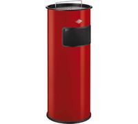 Support WESCO Standascher 50, de couleur noire, avec un volume de 50 litres, idéal pour les déchets, les poubelles et les cendriers