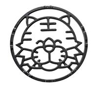 Support Wok Fonte Anti-dérapant pour Cuisinière à Gaz, Grille de Brûleur | Stabilise les Casseroles Plaque, Résistant à Rouille Déformations, Pratique