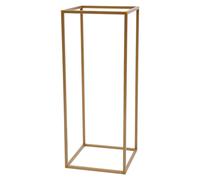 Supports à fleurs pour décoration de table - Supports géométriques rectangulaires - Lot de 10 - Hauteur 80 cm - Fer + plastique - Style moderne - Bleu saphir profond