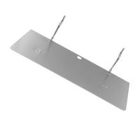 Supports D’étagères à Panneaux Perforés en Fer Argenté, Charge Lourde | Compatibles avec Panneau Mural Perforé, Design Modulaire Réglable, Finition Pulvérisée, Rainures Antidérapantes