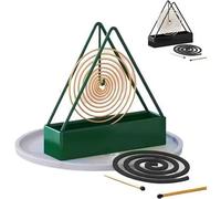 Supports De Bobine Anti-moustiques Porte Encens Spirale Anti Moustique Support De Bobine De Moustique avec Plateau