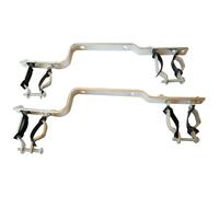 Supports de colleteur en acier inoxydable Fixoconnect, lot de 2