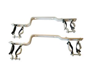 Supports de colleteur en acier inoxydable Fixoconnect, lot de 2