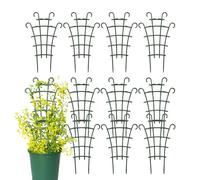 Supports de croissance modulaires, piquets de vigne d'intérieur, stabilité de 25,4 x 15,2 cm avec fonction de liaison, cadre grimpant pour légumes, garniture verticale avec design robuste, accessoire