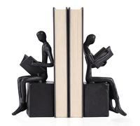 Supports de livres en fer vintage et originaux pour bibliothèque