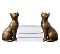 Supports de livres en forme de chat rétro pour bibliothèque