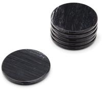 Supports de livres triangulaires Unyqoos® en marbre noir à 100 %, avec une finition haute brillance, une base en liège antidérapante et un design élégant, parfaits pour la décoration du salon et du bu