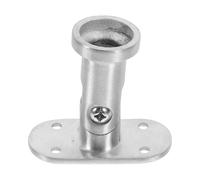 Supports de Main Courante en Acier Inoxydable pour Escaliers Intérieurs | Fixation Argentée Polyvalente, Installation Rapide, Compatible Rampes en Bois, Style Moderne et Minimaliste pour Habitation