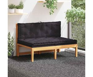 Supports de palettes 2 pcs. Coton Noir